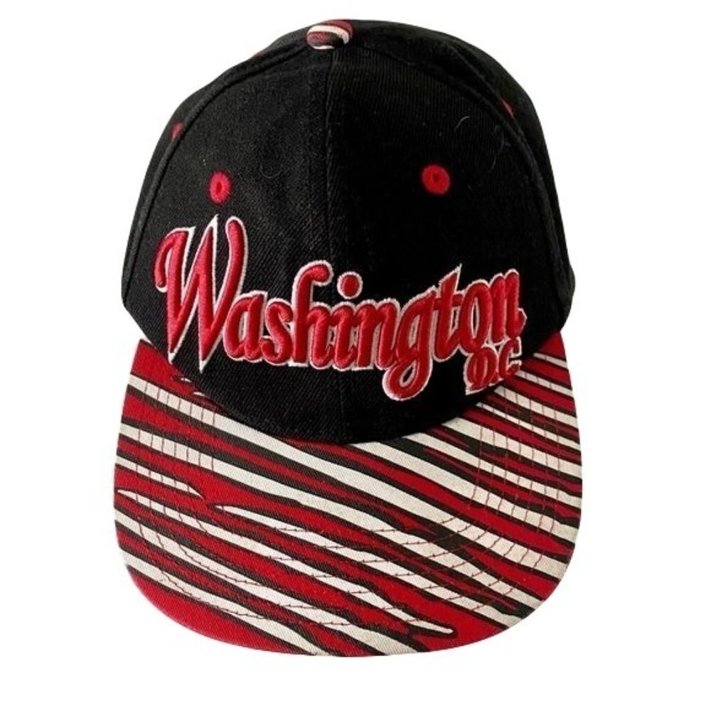 City Hunter Washington DC Black and Red Hat